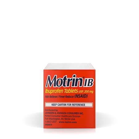 Motrin Ibuprofen Caplets 24 Caplets, PK48